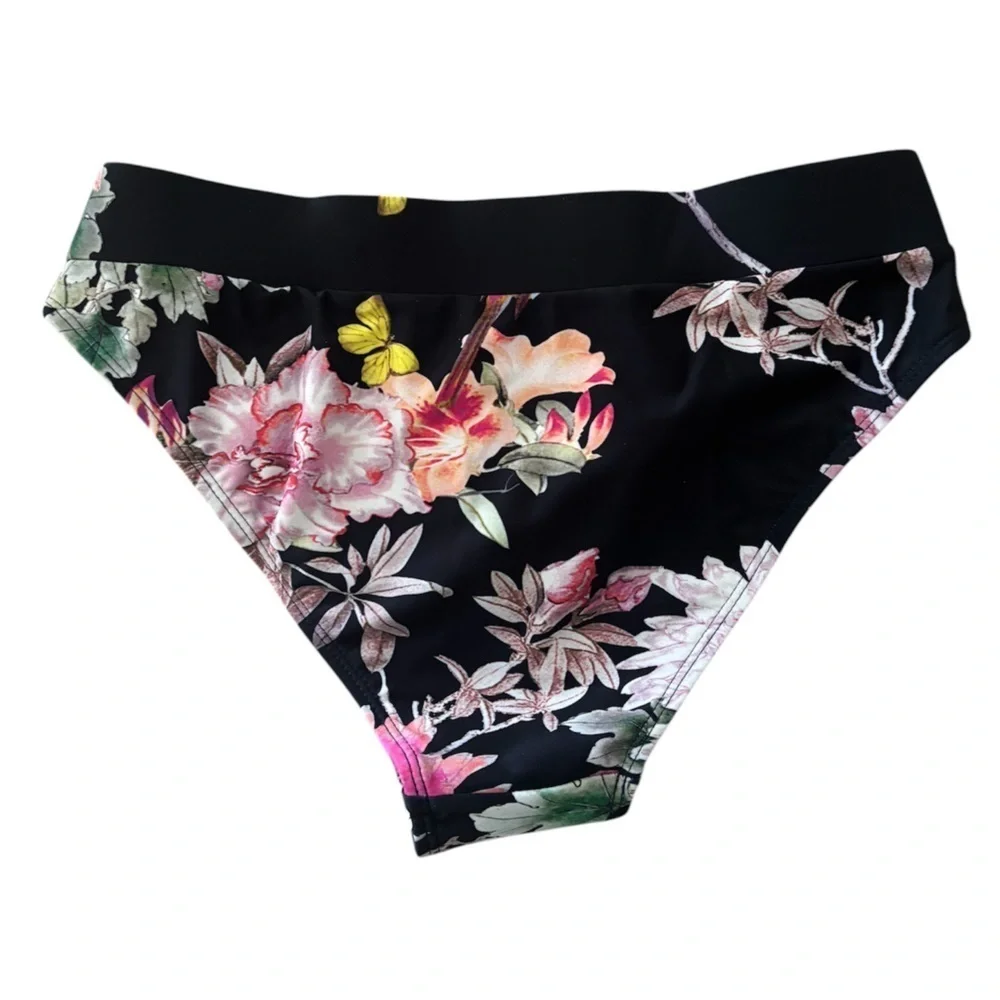 Rachel Rachel Roy Flowers and Butterflies Bikini Bottom NWT